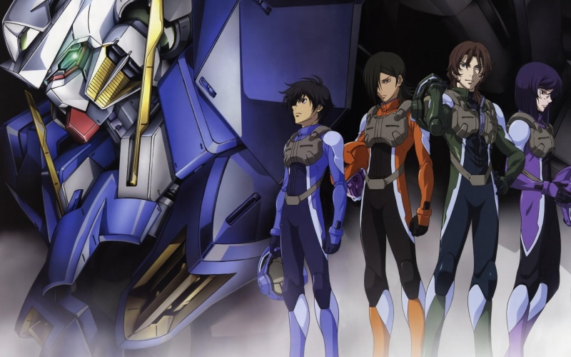 Exia, Mobile Suit Gundam 00, Allejujah Haptism, Setsuna F. Seiei, Gundam 00 exia, 1080P, anime, Lockon Stratos