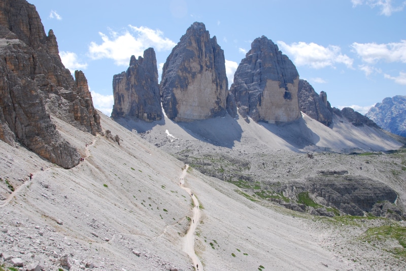 lavaredo, mountaineering, mountain range, sky, environment, scenics - nature, formation, beauty in nature, Mountain, eroded, dolomites, travel destinations