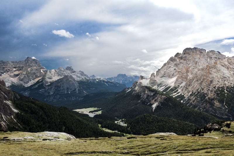 environment, route, hills, italy, 4K, outdoors, mountain peak, range, tranquil scene, tre cime di lavaredo, cloud - sky, idyllic, trail, formation, tranquility