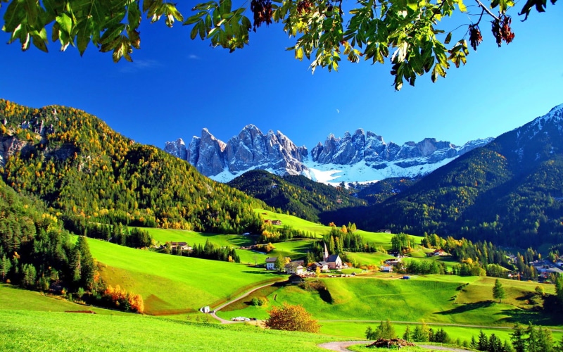 val, di, italy, funes, 2K