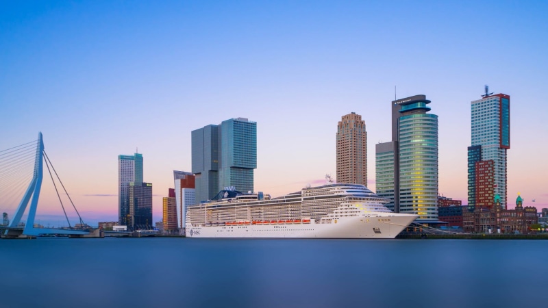 tower, outdoors, building, 1080P, Rotterdam, no people, architecture, landscape, tall - high, Netherlands, ship, cityscape, cruise, travel destinations