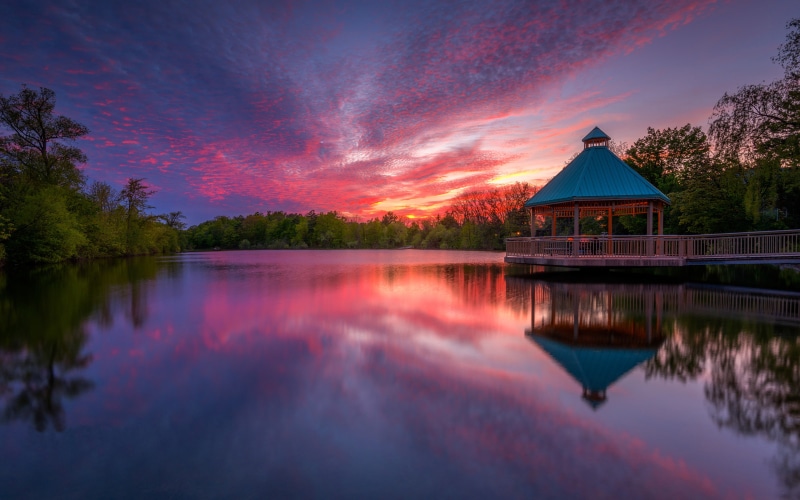 phones, desktop, mobile, landscape, nature, sunset, centennial, reflection, canada, ontario, hd, milton, tablets, 4K, park, dusk, best,