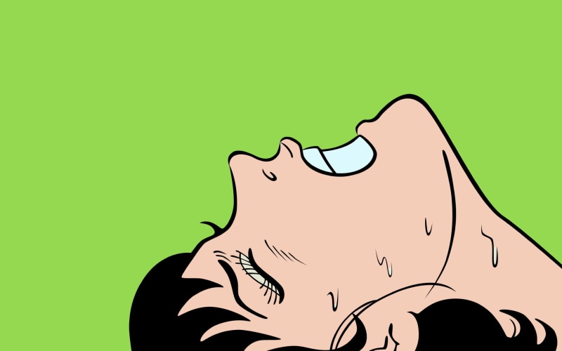 green background, sweat, 1080P, colored background, creativity, copy space, art and craft, one person, nature, human head, comics, silhouette, human body part