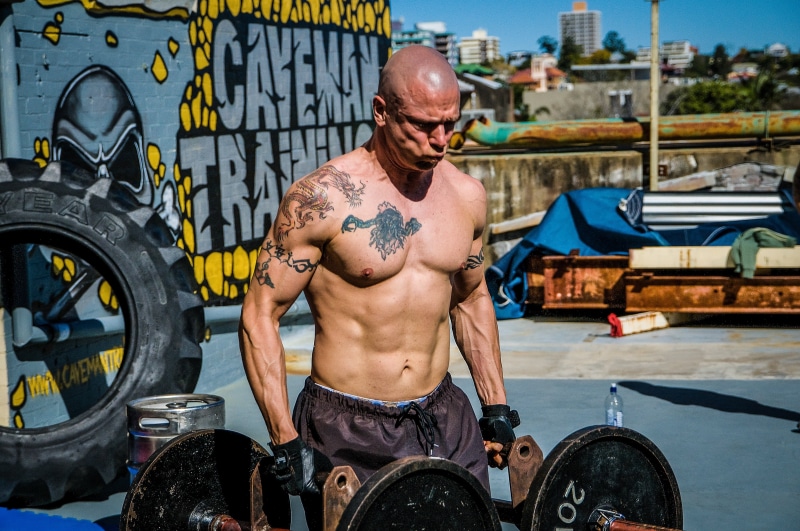 wielding, one man only, people, crossfit, carrying, heavy weight, 4K, differing abilities, vitality, adult, barbells, real people, working out, effort