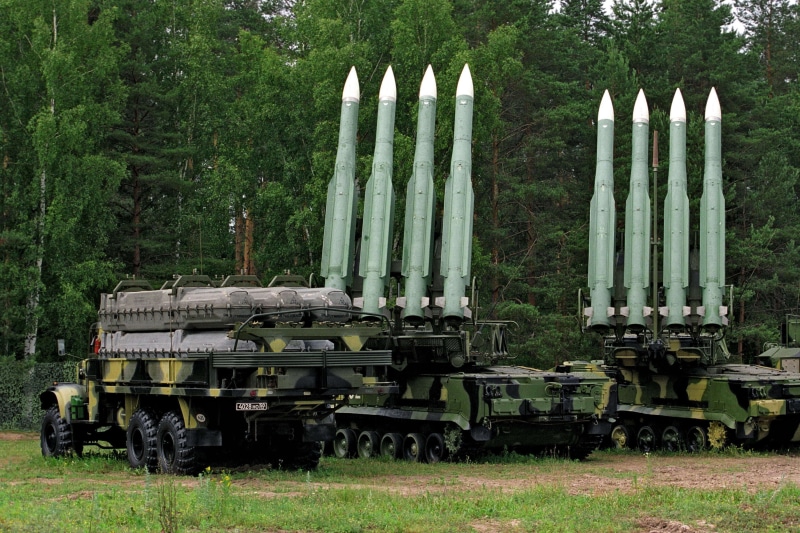 army, stationary, Russia, mode of transportation, military, train, Anti-aircraft missile system, field, ballistic, green color, rail transportation, land