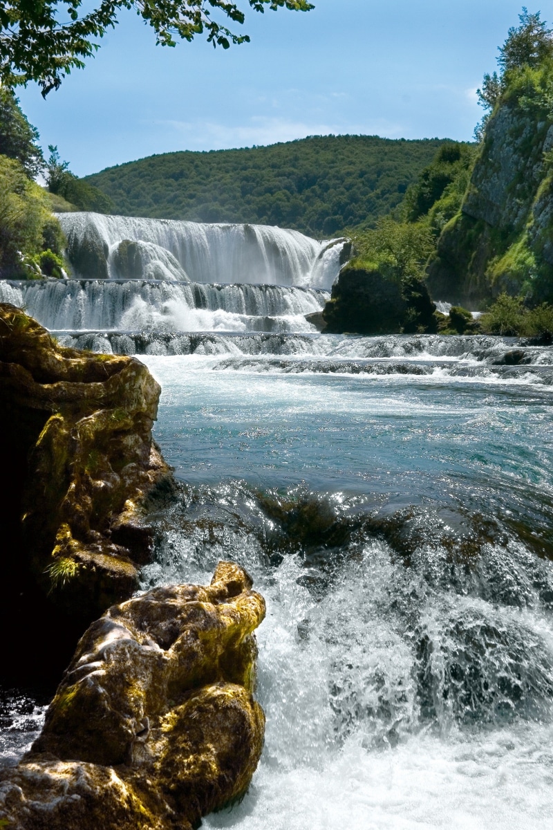 surfing, landscape, flowing water, rock - object, water, tree, scenics - nature, 1080P, day, blurred motion, sport, una river, motion, nature, beauty in nature