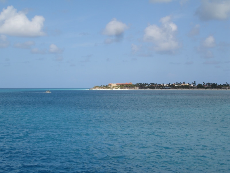 la mejor isla, dämmerung, karibik, blue, restaurant, body, caribbean islands, sable, paradiesische insel, palmiers, caribbean, the island of aruba, horizont