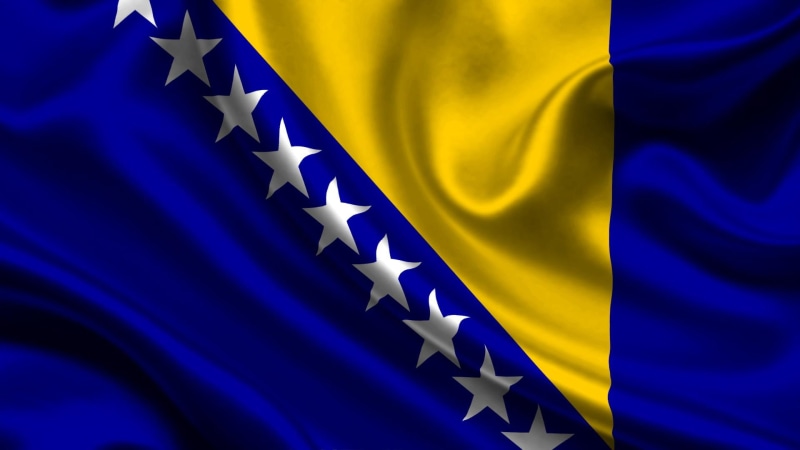 bosnia, flag, hercegovina, satin, 3d and abstract, 1080P, country