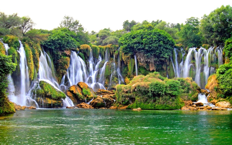 river, ljubuski, 2K, trebibat, near, bosnia, herzegovina, studenci, place, falls, kravica, medjugorje, km