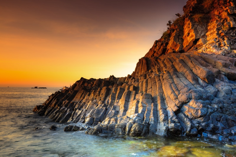 no people, rock, rock formation, formation, outdoors, dawn, photo, stones, dusk, geology, ocean, peaceful, rocks, rock - object, scenic, eroded