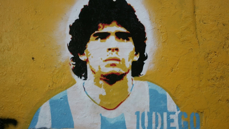 A dozen, Argentine footballer, Diego Maradona, 1080P, the picture on the wall