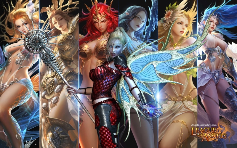 league, mmo, angels, online, 2K, of, rpg, 2560x1600 px, warrior, action, angel, Fighting, Loa, fantasy