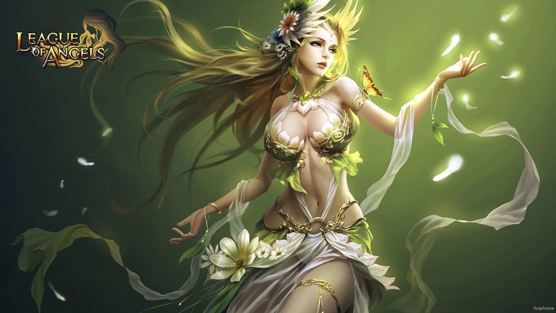 league, angels, Loa, ethereal, animal wing, 1080P, warrior, women, angel, creativity, blond hair, plant part, young adult, outdoors, game, fantasy, 8