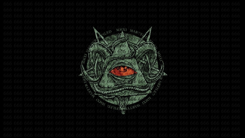 artwork, the all seeing eye, numbers, red eyes, pentagram, black background, Illuminati, 1080P