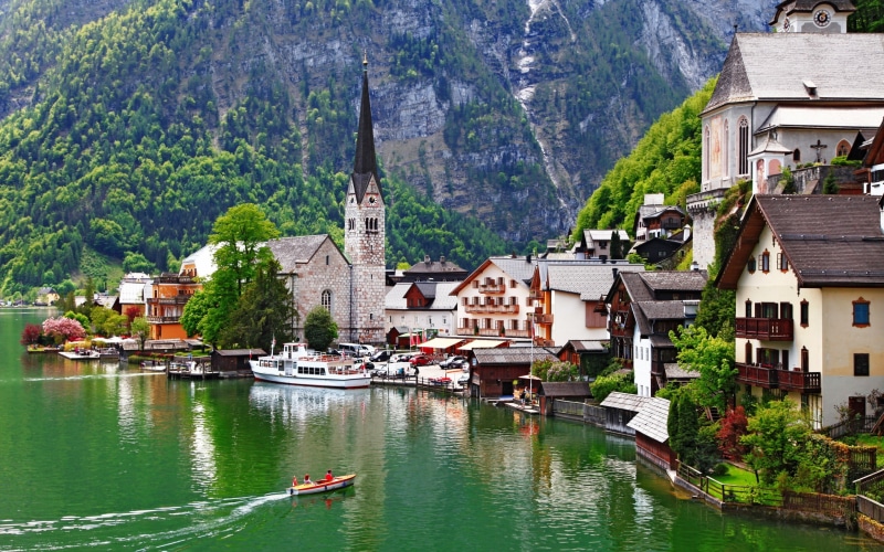 landscape, 2K, salzkammergut, lake