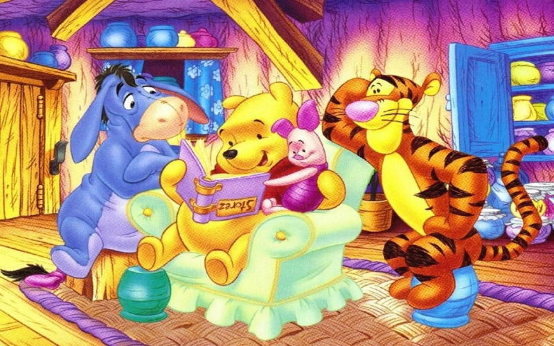 cartoon, piglet, story, eeyore, hd, pooh, 1080P, friends, tigger, winnie
