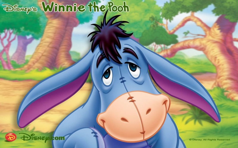 disney, 1080P, eeyore, cartoon, winnie, hd, walt, pooh
