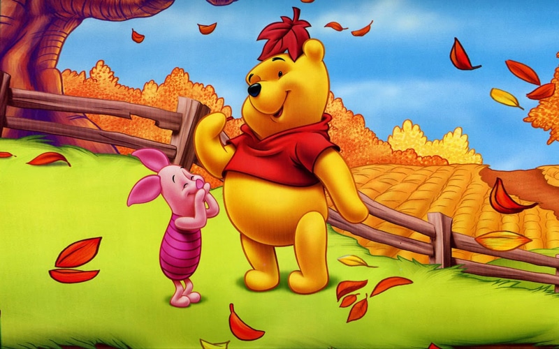 hd, winnie, disney, cartoon, piglet, pooh, 1080P