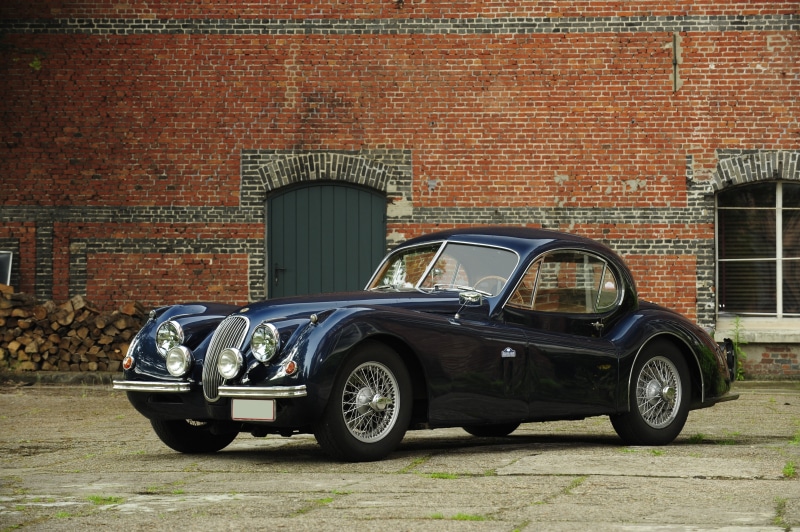 retro, Jaguar XK120, sports car, XK100, coupe, Jaguar, 4K, classic cars, 1950