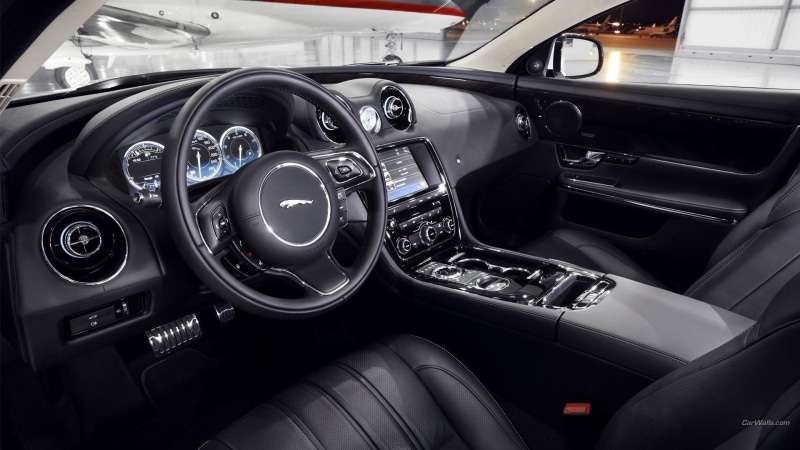 vehicle interior, control panel, mode of transportation, dashboard, Jaguar XJ, vehicle, Jaguar, glass - material, land vehicle, engine, transportation
