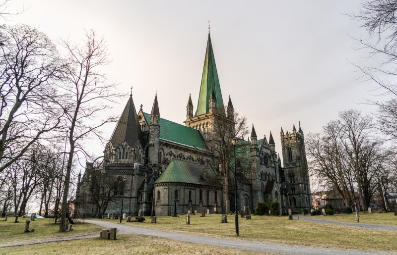 stone, tree, medieval, europe, building exterior, spire, place of worship, history, nature, the past, tourist, 5K, cathedral, building, architecture, lawn