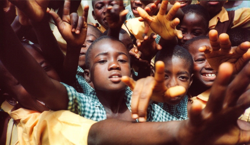 headshot, group of children, kids, body part, 1080P, crowd, children, people, group of people, enjoyment, group, african, human body part, colorful, human arm