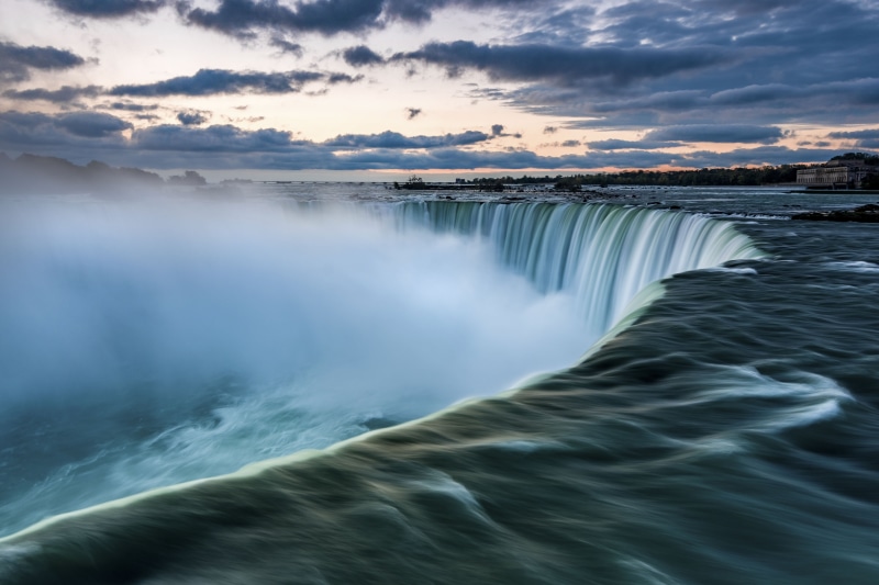 flowing water, cloud - sky, waterfall, clouds, flowing, river, 5K, sea, motion, nature, beauty in nature, niagara, outdoors, sky, scenics - nature, dam