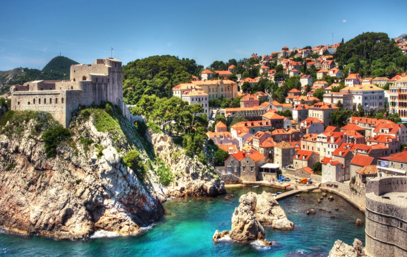 often, gibraltar, s, fortress, city, st, located, place, called, dubrovnik, lovrijenac, theater, wall, outside, lawrence, western, croatia, 2K