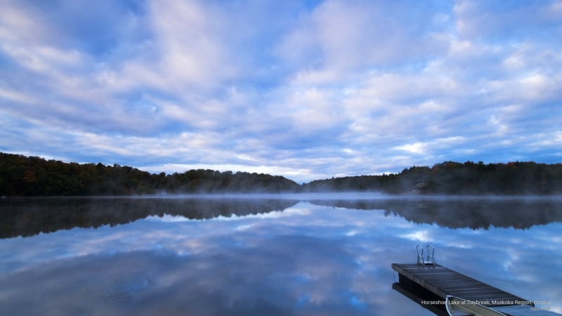 daybreak, Nature, ontario, muskoka, horseshoe, 2K, lake, region