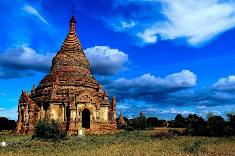 nature, heritage, building, spire, ancient, temple, old, stupa, culture, building exterior, spirituality, traditional, 4K, ruined, cloud - sky, landmark
