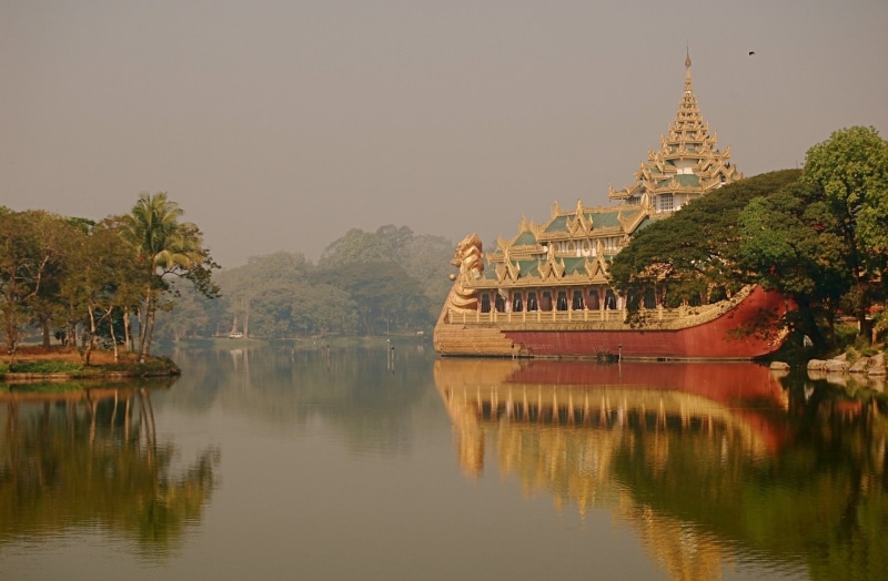 Palaces, 1080P, Burma, Myanmar, Yangon, Karaweik