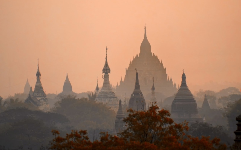 temples, 720P, castle, mandalay, cities, nyaungu, buildings, myanmar