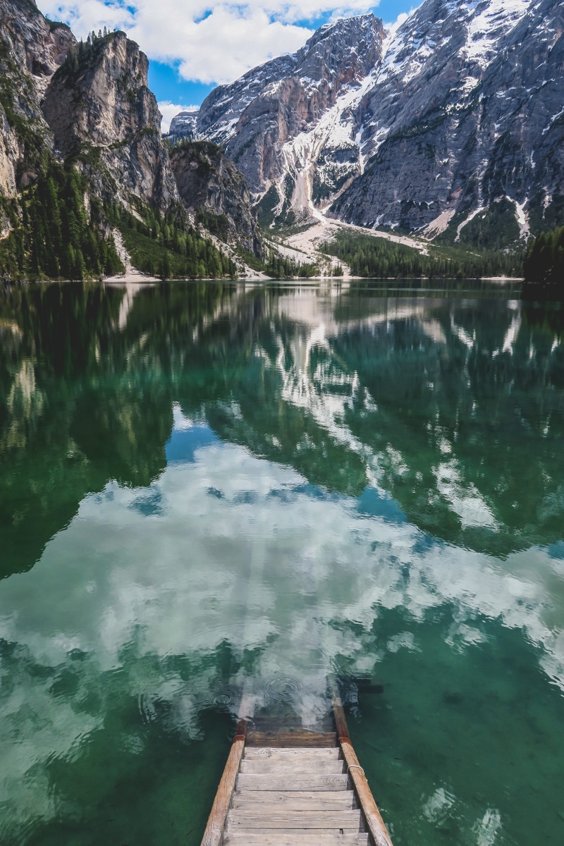 traveling, scenics - nature, reflection, nature, day, idyllic, outdoors, forest, italy, travel destinations, ladder, tranquil scene, water, tree, 5K, cloud - sky