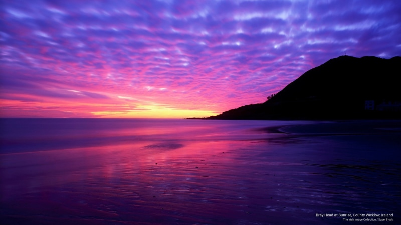 wicklow, 2K, county, bray, Sunrises/Sunsets, head, ireland, sunrise