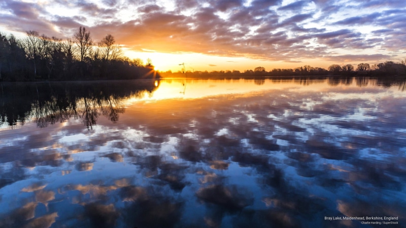 maidenhead, bray, england, lake, berkshire, Sunrises/Sunsets, 2K