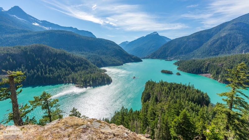 diablo, hd, reservoir, desktop, lake, north, cascade, washington, state, united, states, 2K, mountains, northern