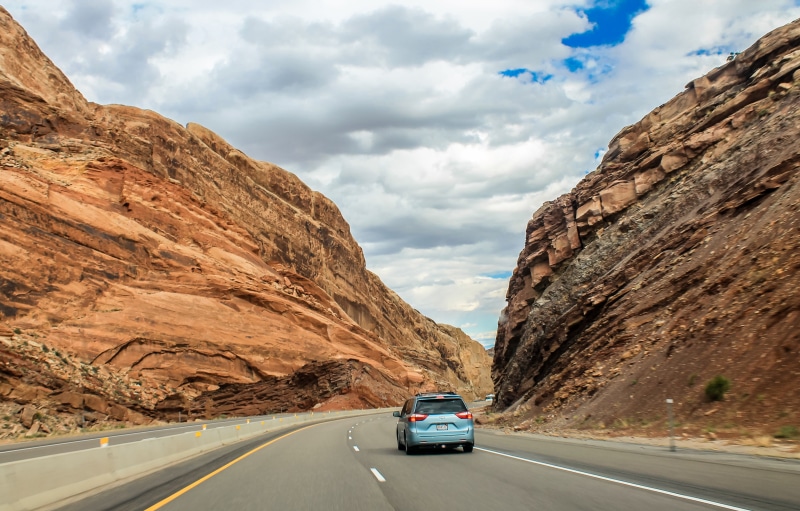outdoors, destination, green, scenic, river, adventure, beach, rock, mode of transportation, highway, land, no people, road trip, brown, trip, solid, near