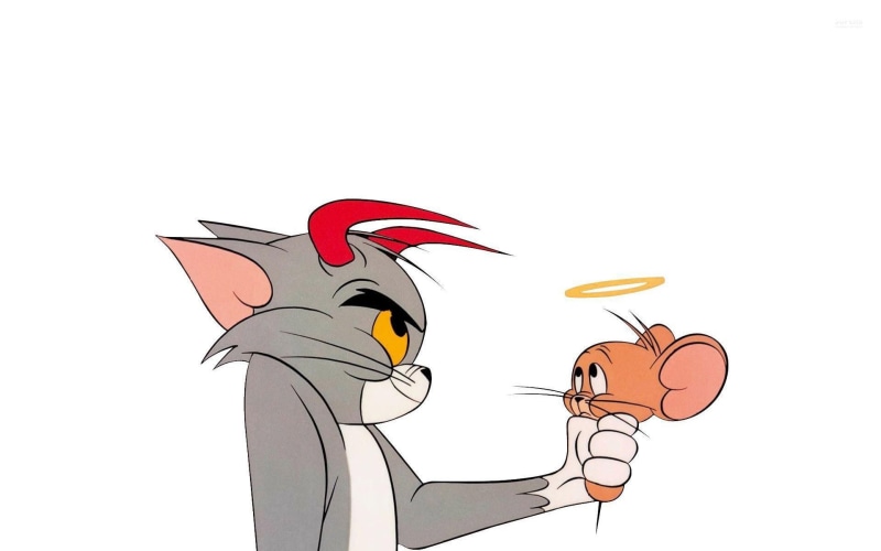 mice, mouse, family, animation, cartoon, comedy, jerry, tom, cat, 1080P, 1tomjerry