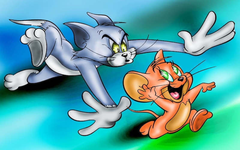 puss, pc, mouse, tom, desktop, phones, tablet, jerry, hd, picture, mobile, 1080P