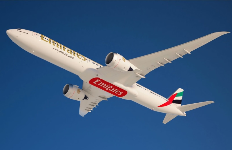 no people, Height, on the move, Boeing, aerospace industry, commercial airplane, flying, airplane, Arab, white, United, UAE, sunny, Airliner, mid-air, motion