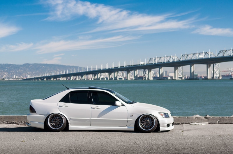 uSA, lexus, tuning, no People, toyota, transportation, mode of transportation, white, bridge, mode of Transport, jdm, japan, car, blue, built structure