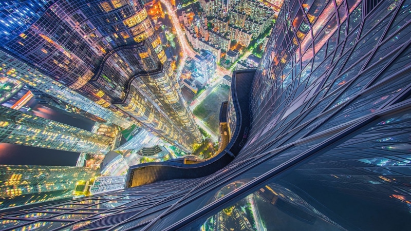 city lights, busan, 1080P, height, tower, window, city, haeundae, south korea, metropolis, cityscape, aerial photography