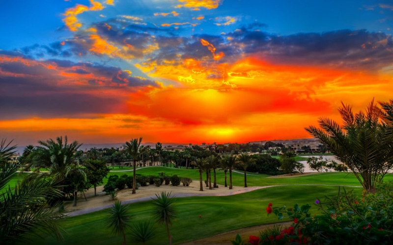 hd, sunset, golf, 2K, tennis, katameya, desktop, heights, resort