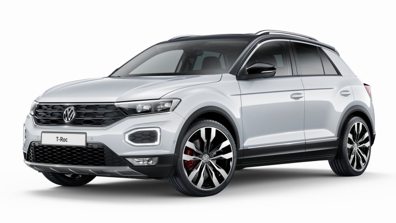 Volkswagen, 1080P, Car, Silver Car, SUV, Volkswagen T-Roc