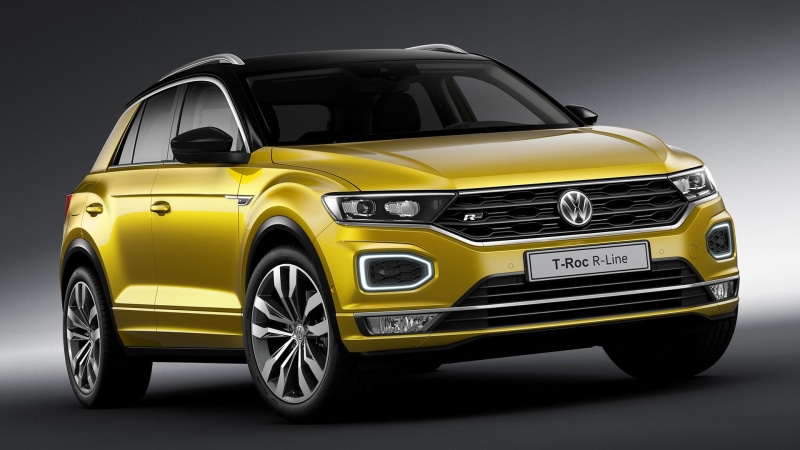 Volkswagen, 1080P, SUV, Car, Yellow Car, Volkswagen T-Roc