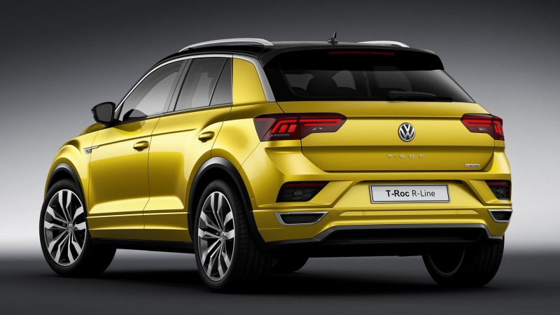 Volkswagen, 1080P, Car, Volkswagen T-Roc, Yellow Car, SUV