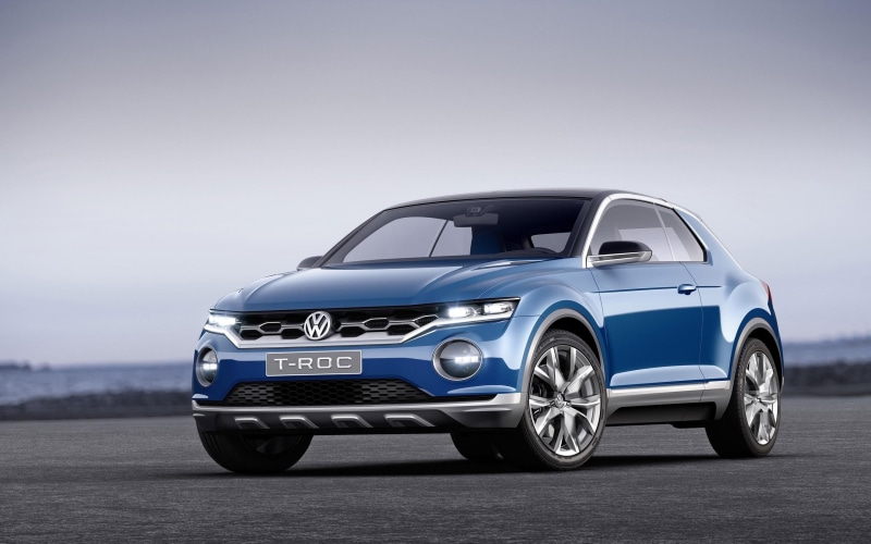 volkswagen, cars, concept, roc, 2014, 2K, t, blue