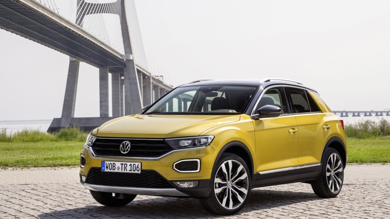 2K, Volkswagen T-Roc, 2020 Cars, volkswagen, 4k, suv, red