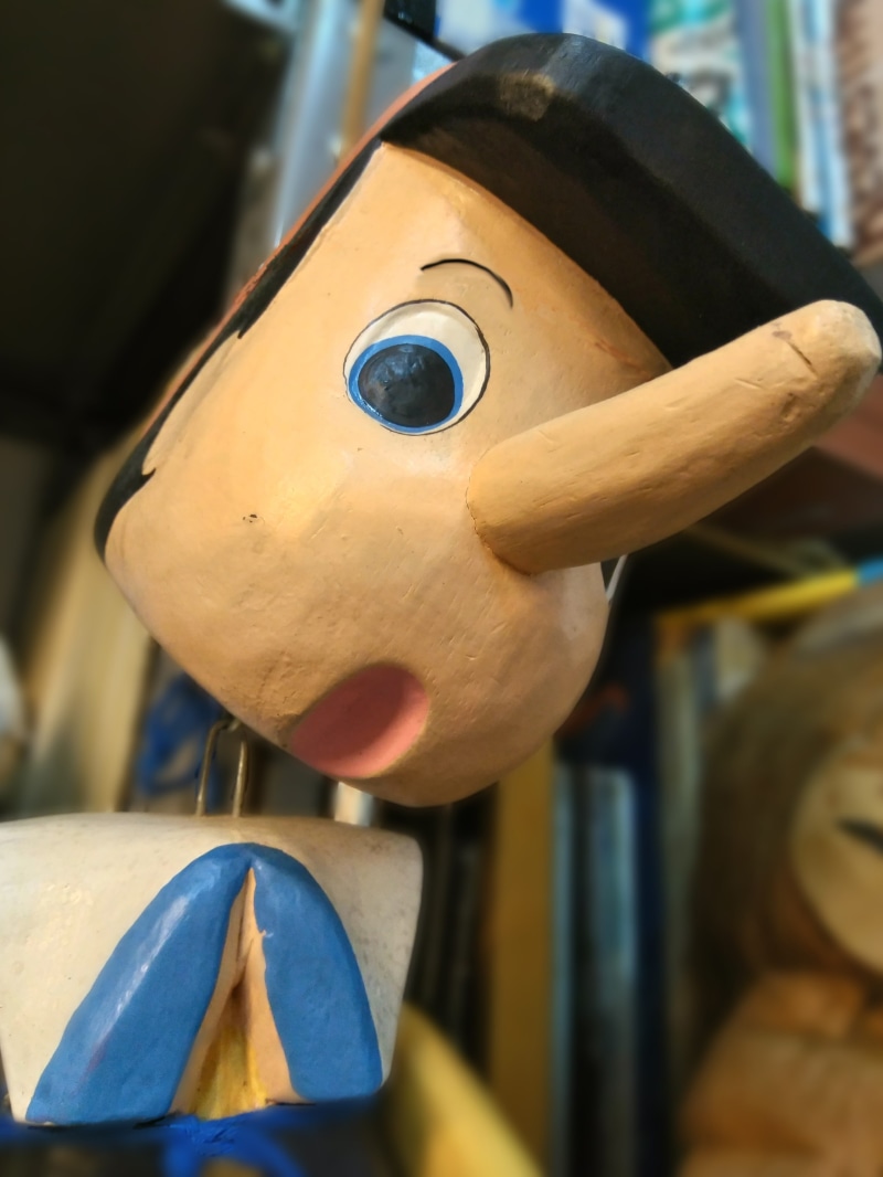 no people, selective focus, livestock, wood - material, creativity, focus on foreground, sculpture, still life, wood, nose, representation, 4K, human representation