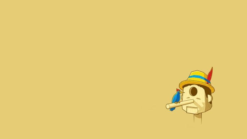 nose, pen, hat, the hollow, blue bird, head, 1080P, red crest, Pinocchio